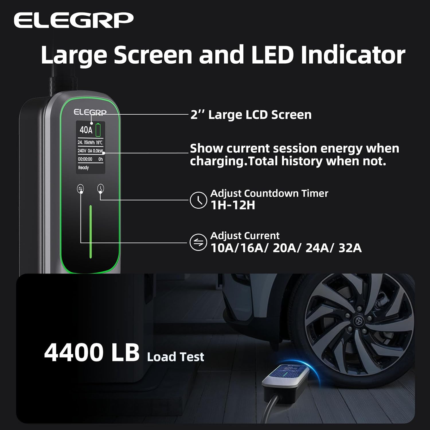 ELEGRP 32 Amp Portable Electri - Portable Ev Charger 评论和价格