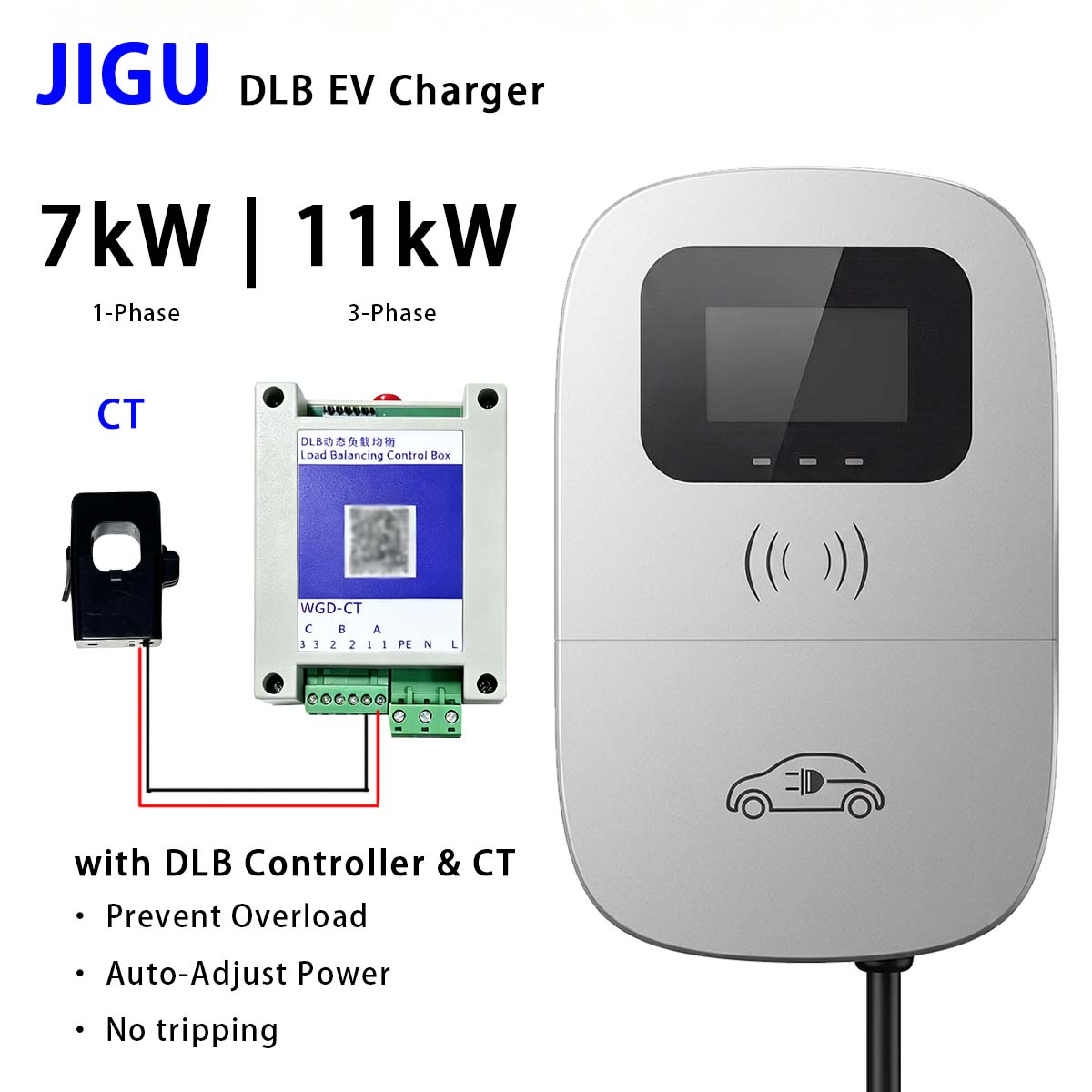 JIGU Dynamic Load Balancing EV - Wallbox Ev 评论和价格