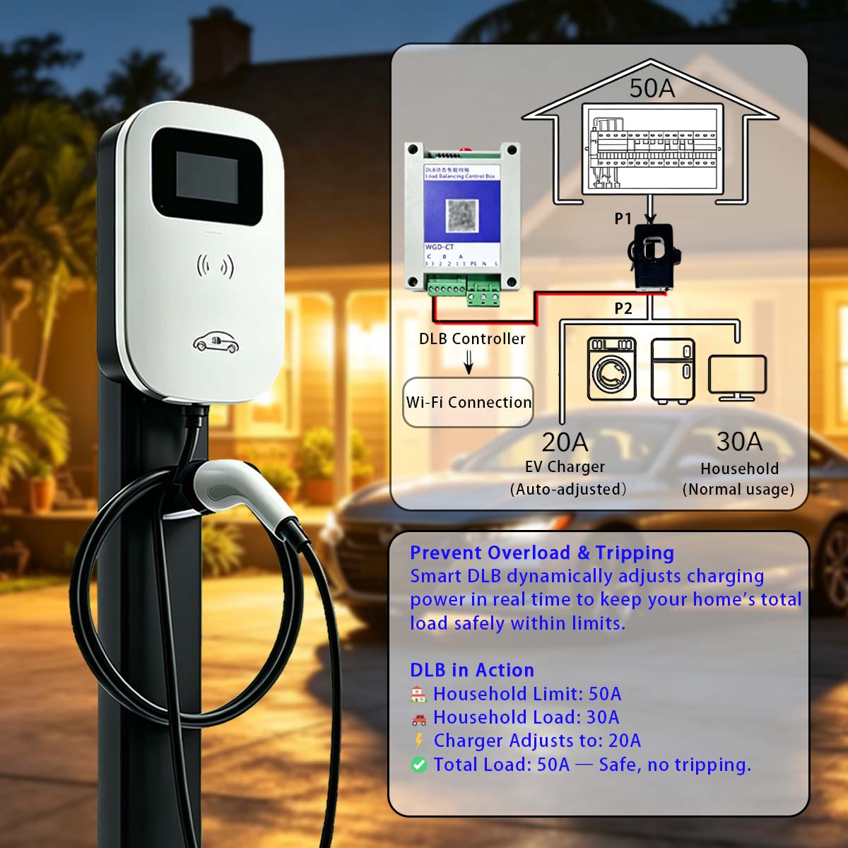 JIGU Dynamic Load Balancing EV - Wallbox Ev 评论和价格
