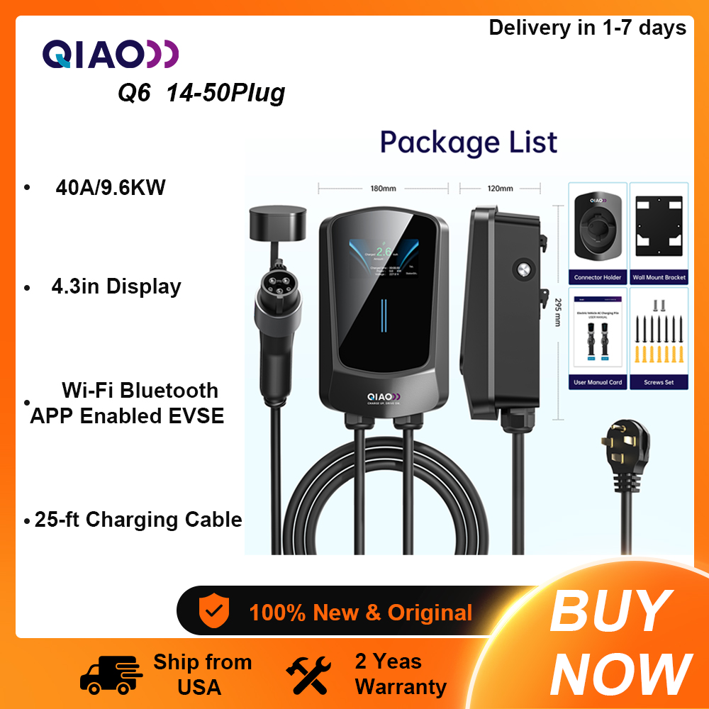 QIAO Level 2 Electric Vehicle  - Portable Ev Charger 评论和价格