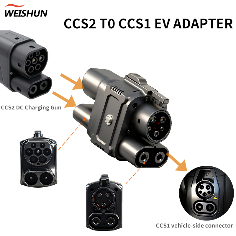 WEISHUN CCS2 TO CCS1 EV Adapte - Ev Charger Adapter 评论和价格